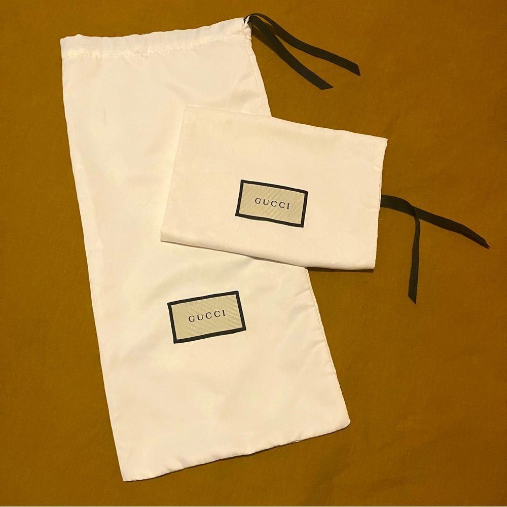 Gucci shoe dust bag